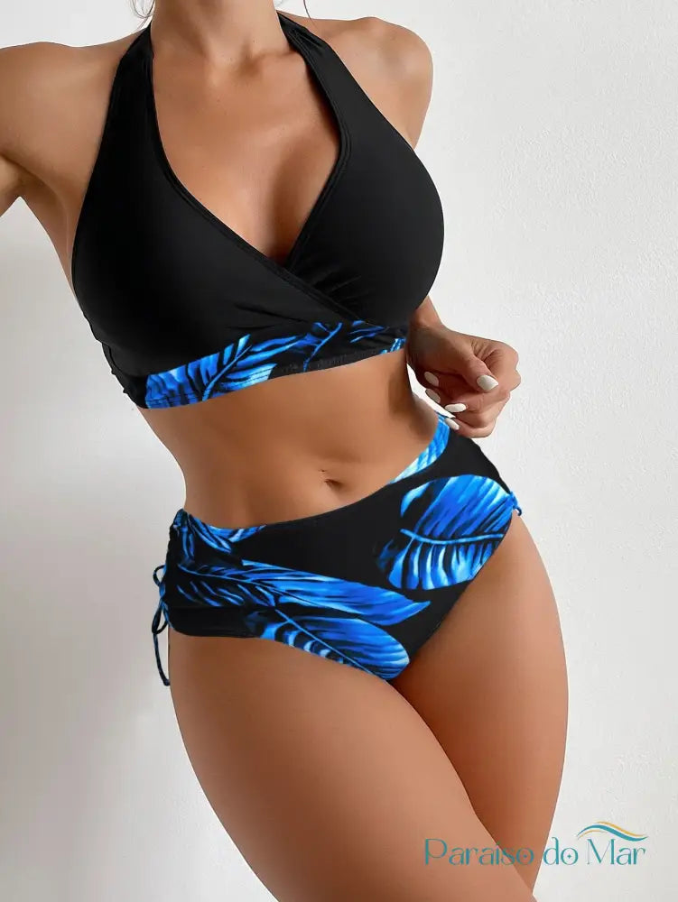 Biquíni Izabela Azul / P Conjunto de Biquíni feminino