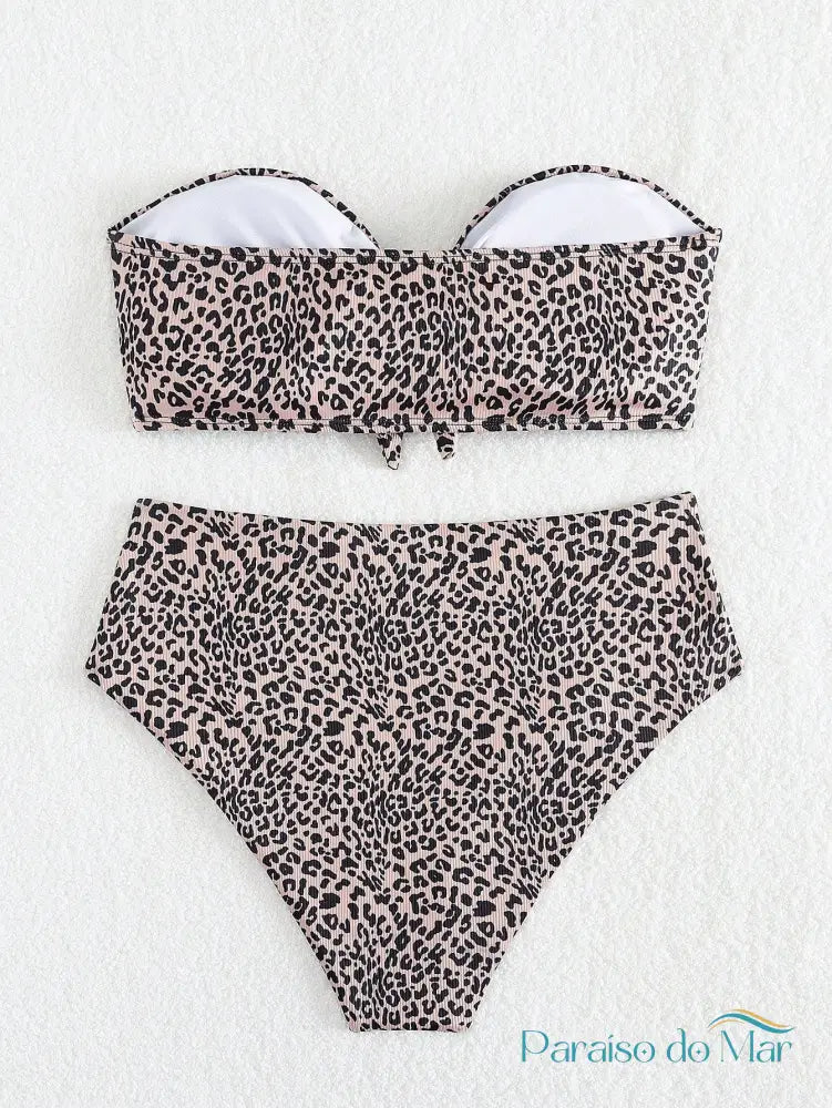 Biquíni Plus Size com Estampa Animal Print