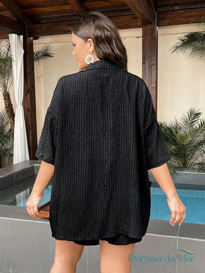 Conjunto 2 Peças Plus Size Casual