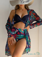 Conjunto de Biquíni com Estampa Tropical Verão P Conjunto de Biquíni feminino