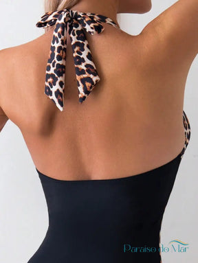 Maio Modelador Estampa Leopardo Maiô feminino