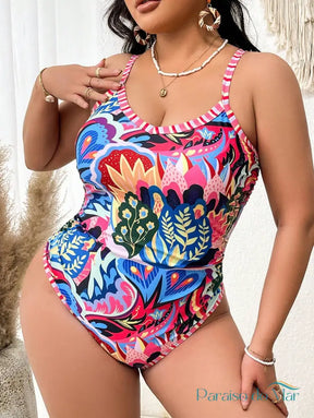 Maiô Plus Size com Estampa Exclusiva