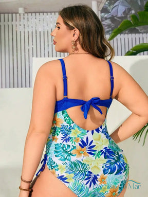 Maiô Push Up Modelador Transpassado(Plus Size) Uma peça Plus Size