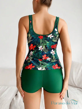 Sukini Biquíni Estampa Tropical Conjunto 2 peças Conjunto de Biquíni feminino